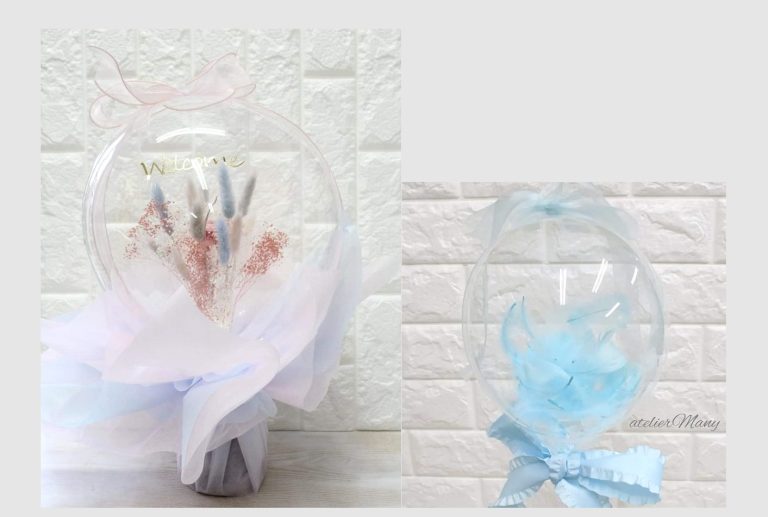 カルチャー教室「花束入りのバルーンフラワーを作ろう!!」